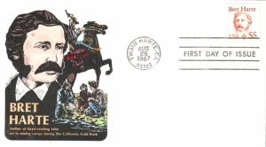 #2196 Bret Harte DRC FDC