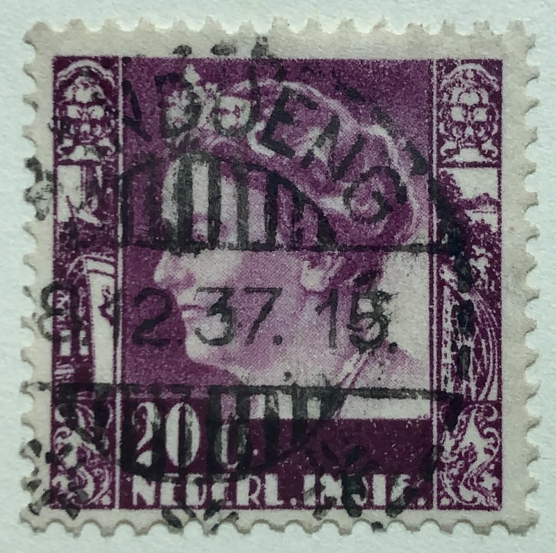 AlexStamps NETHERLANDS INDIES #176 VF Used 