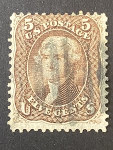 US Stamps-SC# 76 - Used -  Grid XCL - SCV $125.00 
