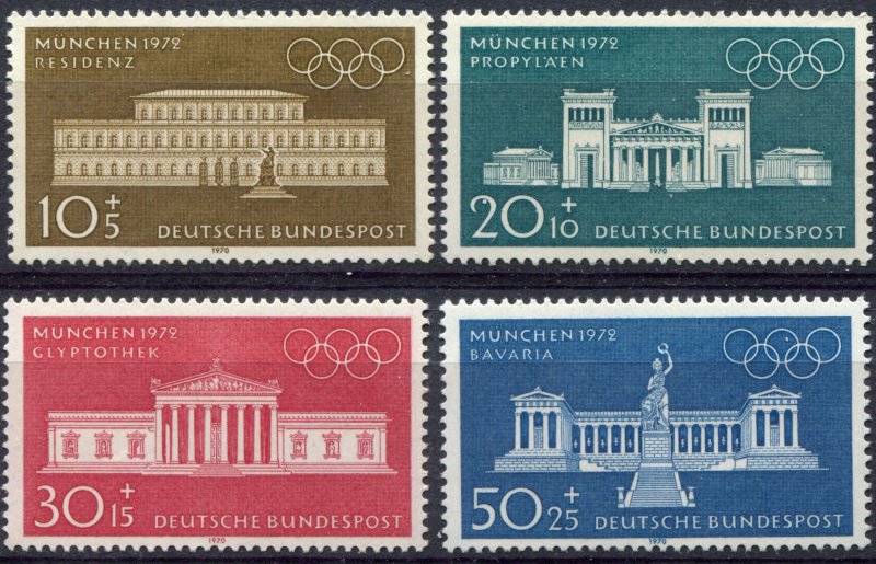 BRD Germany    Sc.# B 459-62   MNH**