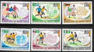 Burkina Faso #335-337,C193-C195  World Cup (U) CV $3.50