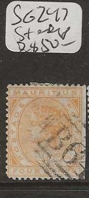 SEYCHELLES  SG Z47  QV  4C  ST EDGE   MAURITIUS USED IN FORERUNNER  VFU  P0713H