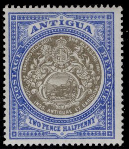 ANTIGUA EDVII SG34, 2½d grey-black & blue, LH MINT. Cat £20.