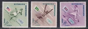 Dominican Republic # C100-102. Olympic Winners, NH, 1/2 Cat.