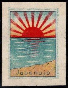 Vintage Esperanto Poster Stamp Japan Unused