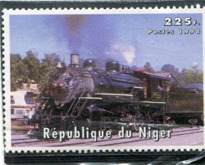 Niger 1998 STEAM LOCOMOTIVE 1 value Perforated Mint (NH)