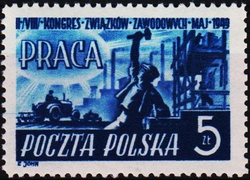 Poland. 1949 5z S.G.647 Unmounted Mint