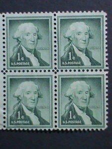 ​UNITED STATES- GEORGE WASHINGTON  NO GUM-MINT  BLOCK VF WE SHIP TO WORLD WIDE