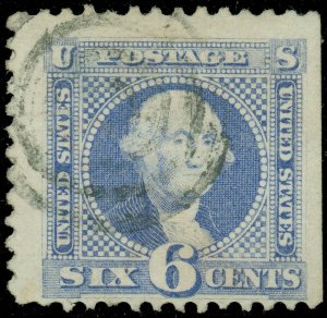 US SCOTT #115 USED-F/VF, Straight Edge, Thins, Scott Catalog Value $200!