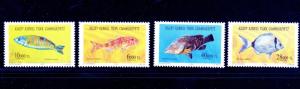 TURKISH REP. OF NO. CYPRUS #409-412  1996  FISH   MINT  VF NH  O.G