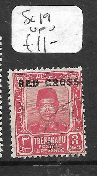  MALAYA TRENGGANU (P1101B) RED NCROSS 2C/3C  SG 19  VFU