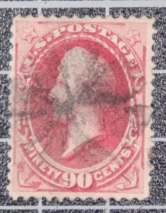 Scott 155 - 90 Cents Perry - Used - Nice Stamp - SCV - $325.00