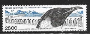 FSAT - Scott #C132 Arrival of Emperor Penguins VF MNH