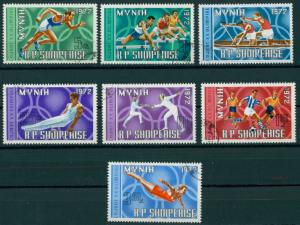 ALBANIA  SUMMER OLYMPIC GAMES  MUNICH  1971 U SET