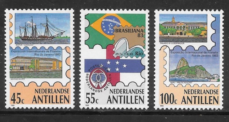 Netherland Antilles Curacao #493-95 MNH Set of Singles Collection / Lot