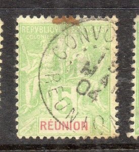 Reunion 1892 Early Issue Fine Used 5c. NW-230800