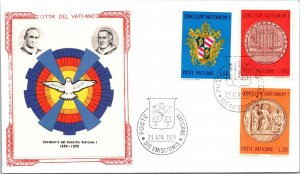 Vatican FDC 1970 - Centenary of Vatican Council I - Filagrano Cachet - F30838