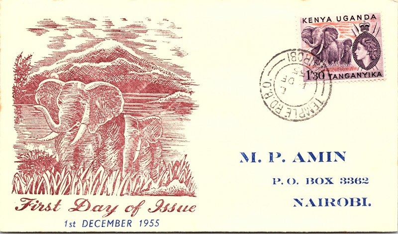 Kenya Uganda & Tanganyika, Worldwide First Day Cover