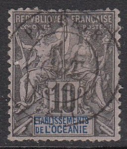 French Polynesia 7 Used CV $2.40