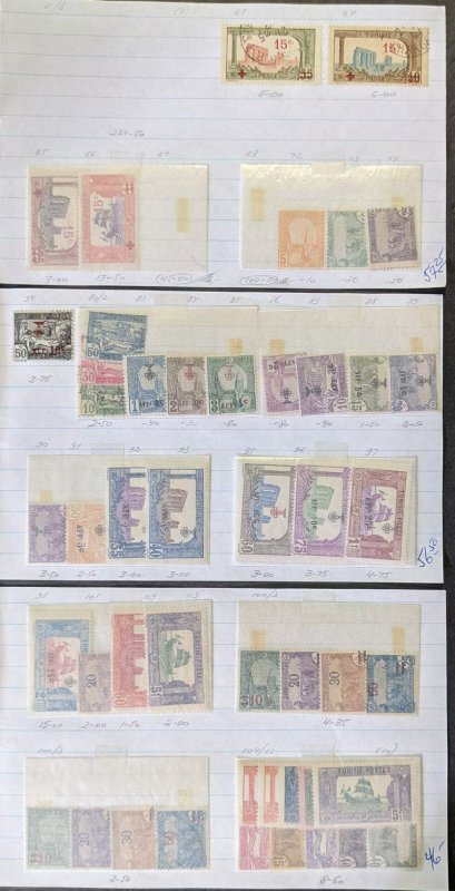 EDW1949SELL : TUNISIA Useful Mint & Used collection in O/T approval pgs Cat $968