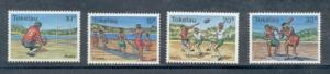 Tokelau Sc 69-72 1979 Rugby Cricket stamp set mint NH