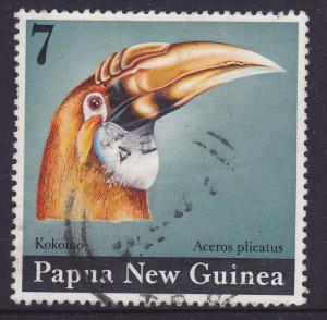 Papua & New Guinea 1968 Birs Blyth's Hornbill 7c used