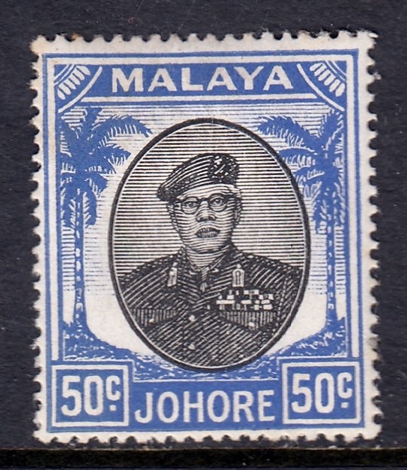 Malaya (Johore) - Scott #147 - MH - Toning spot - SCV $4.00