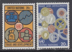 UN New York 397-398 MNH VF