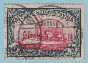 GERMAN SOUTH WEST AFRICA 34  USED YACHT - WATERMARK 125 AND SIGNED
