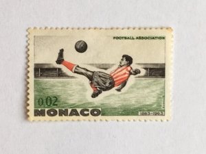 Monaco - 1963 – Single “Sports/Soccer” stamp – SC# 554 - Used