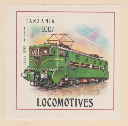 Tanzania Scott #807 Stamps - Mint NH Souvenir Sheet