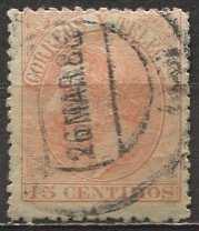 Spain; 1882; Sc. # 252; O/Used Single Stamp