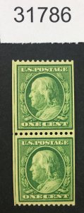 US STAMPS #385  MINT OG NH PAIR  LOT #31786