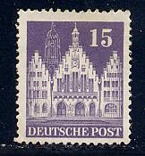 Germany Deutsche Post Scott # 643a, mint hr, variation