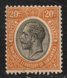 Tanganyika Sc #32 Mint Hinged