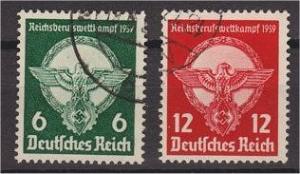 GERMANY, REICH Reichsdberufswettkampf USED SET 1939	