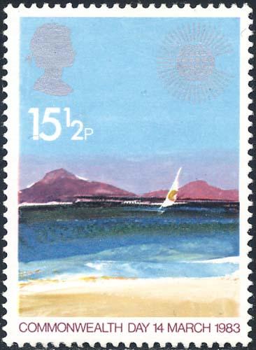 Great Britain 1983 Sc 1015 Tropical Island Fraser Stamp MNH