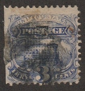 1869 United States Scott Catalog Number 114 Used