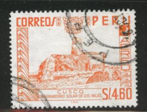 Peru  Scott C211 Used airmail,  IMA Imprint