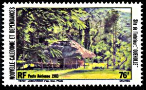 New Caledonia C190, MNH, Countryside Straw House