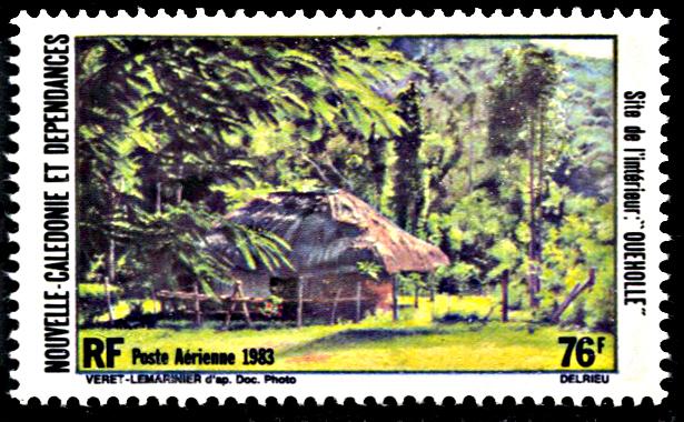 New Caledonia C190, MNH, Countryside Straw House