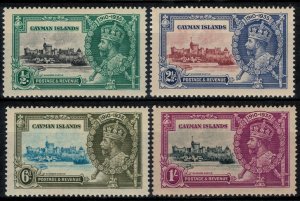 Cayman Is. #81-4*  CV $21.60  King George V Silver Jubilee