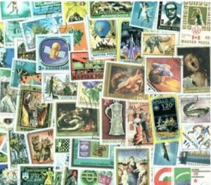 Hungary Stamp Pictorials Collection - 800 Different Large Stamps