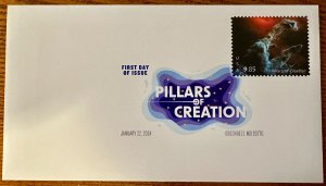 US # 5827 Pillars of Creation $9.85 FDC Digital Color Postmark (DCP) 2024