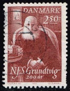 Denmark #747 N.F.S. Grundtvig; Used