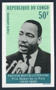 Congo PR C70 imperf,MNH.Michel 162. Martin Luther King,1968.