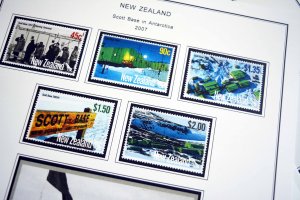 COLOR PRINTED NEW ZEALAND 2005-2010 STAMP ALBUM PAGES (80 illustrated pages)