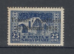 ALBANIA - MH STAMP - Mi.No. 108 - OVERPRINT - 1925.