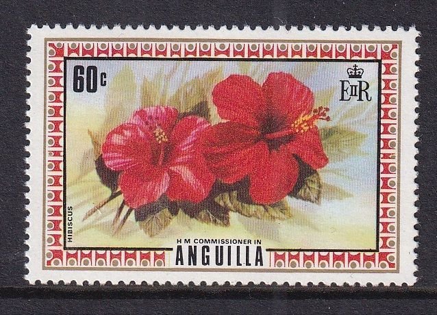 Anguilla  #156  MNH 1972 hibiscus 60c