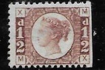 GB 58 pl 1 mint  NG w/ SE right side